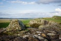 Hadrian`s Wall and Whin Sill Royalty Free Stock Photo