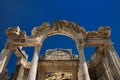 Hadrian temple in Ephesus Royalty Free Stock Photo