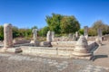 Hadrianic Baths in Aphrodisias Royalty Free Stock Photo