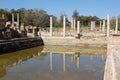 Hadrianic Baths at the Roman Ruins at Leptis Magna, Libya Royalty Free Stock Photo