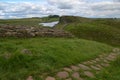 Hadrians Wall - Steel Rigg Royalty Free Stock Photo