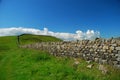 Hadrian wall trail, english country landscape