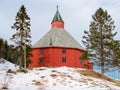 Hadsel church in Vesteralen, Norway Royalty Free Stock Photo
