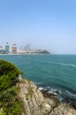 Haeundae Beach view Royalty Free Stock Photo