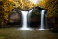 Haew Suwat Waterfall at Khao Yai National Park Thailand.