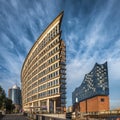 The Hafen City quarter and Elbe Philharmonic Hall in Hamburg