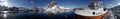 Hafen Panorama Lofoten Royalty Free Stock Photo