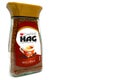 HAG Coffee Jar. HAG is a brand of Jacobs Douwe Egberts Royalty Free Stock Photo