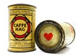 HAG Coffee, Vintage Tin Cans