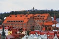 Haga aerial panorama and Goteborg Nordhem school, Gothenburg, Sweden