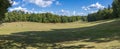 Hagaparken Park in Solna Northern Stockholm With open meadow Royalty Free Stock Photo