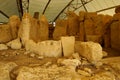 Hagar Qim - megalithic temple complex in Island of Malta