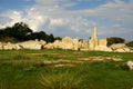 Hagar Qim - megalithic temple complex in Island of Malta