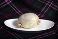 Haggis with tartan