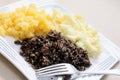 Haggis tatties and neeps