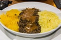 Haggis, tatties and neeps in Scotland