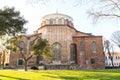Istanbul, Turkey - 04.03.2019: Hagia Irene church Aya Irini in the park of Topkapi Palace in Istanbul, Turkey Royalty Free Stock Photo