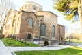Istanbul, Turkey - 04.03.2019: Hagia Irene church Aya Irini in the park of Topkapi Palace in Istanbul, Turkey Royalty Free Stock Photo