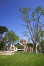 Hagia Irene church in the park of Topkapi Palace in Istanbul Royalty Free Stock Photo