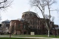 Edifice of ancient Hagia Irene church in Istanbul Royalty Free Stock Photo