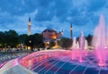 Hagia sofia mosque in istanbul Royalty Free Stock Photo