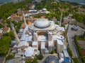 Hagia Sophia aerial view, Istanbul, Turkey Royalty Free Stock Photo