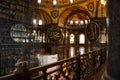 The Hagia Sophia also called Hagia Sofia or Ayasofya interior. Christian, basilica