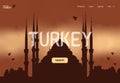 Hagia Sophia BACKGROUND SILHOUETTE FOR SITE, BOOKLET, DESIGN, COVER