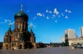 Hagia Sophia Church of Harbin Royalty Free Stock Photo