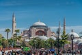 Hagia Sophia Crowds in Turkey Royalty Free Stock Photo