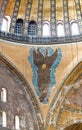 Hagia Sophia Dome in Istanbul, Turkey Royalty Free Stock Photo