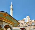 Hagia Sophia with Fountain for ritual ablutions, Istanbul Royalty Free Stock Photo