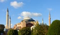 Hagia Sophia during Golden Hour Royalty Free Stock Photo