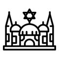 Hagia sophia icon, outline style