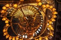 Hagia Sophia interior at Istanbul Turkey. architecture background