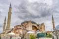 Hagia Sophia Mosque Dome Minarets Istanbul Turkey