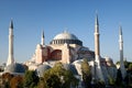 Hagia sophia mosque in instanbul turkey Royalty Free Stock Photo
