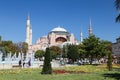 Hagia Sophia museum in Istanbul City Royalty Free Stock Photo