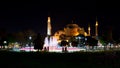 Hagia Sophia at night