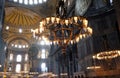 Hagia Sophia Hagia Sofia, Ayasofya interior in Istanbul, Turkey, Byzantine architecture, city landmark and architectural world Royalty Free Stock Photo