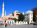 Hagia Sophia was at first a Catholic Church Royalty Free Stock Photo