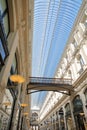 De Passage, an indoor shopping arcade built between 1882 and 1885, with a view on a high glass ceiling