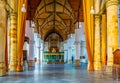 THE HAGUE, NETHERLANDS, AUGUST 7, 2018: Interior of Saint Jacob church in the Hague, Netherlands Royalty Free Stock Photo