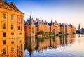 The Hague, Netherlands. Binnenhof castle. Royalty Free Stock Photo