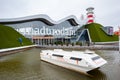 Entrance to miniature city Madurodam in the city of The Hague Royalty Free Stock Photo