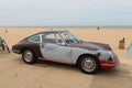 Porsche model 912 with rat look parked at the air cooled motor show at Scheveningen