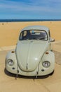 Classic beetle vehicle at Scheveningen beach car show