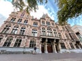 Exterior view of the Department of Justice building in The Hague, Netherlands