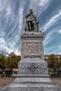 Statue of William I, Willem Frederik, Prince of Orange-Nassau in Den Haag, Netherlands Royalty Free Stock Photo