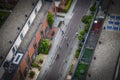 The Hague, NL in tilt-shift miniature